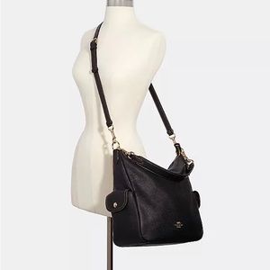 “New with tags” Coach Pennie Leather Shoulder Purse in Black